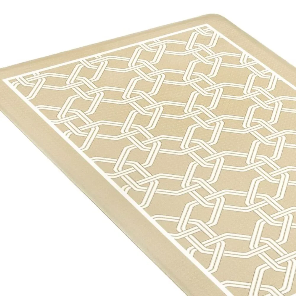 PowerSellerUSA Eco Friendly PVC Kitchen Floor Mats, 30x18x0.4 Inch Indoor Door